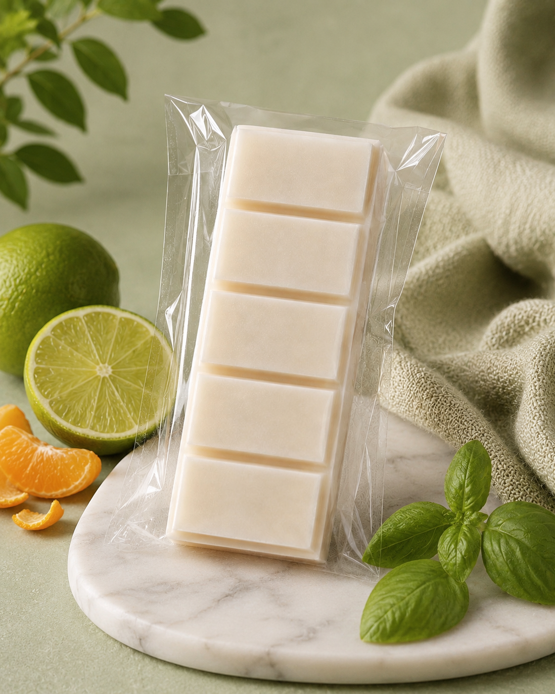 Lime, Basil & Mandarin Wax Melt