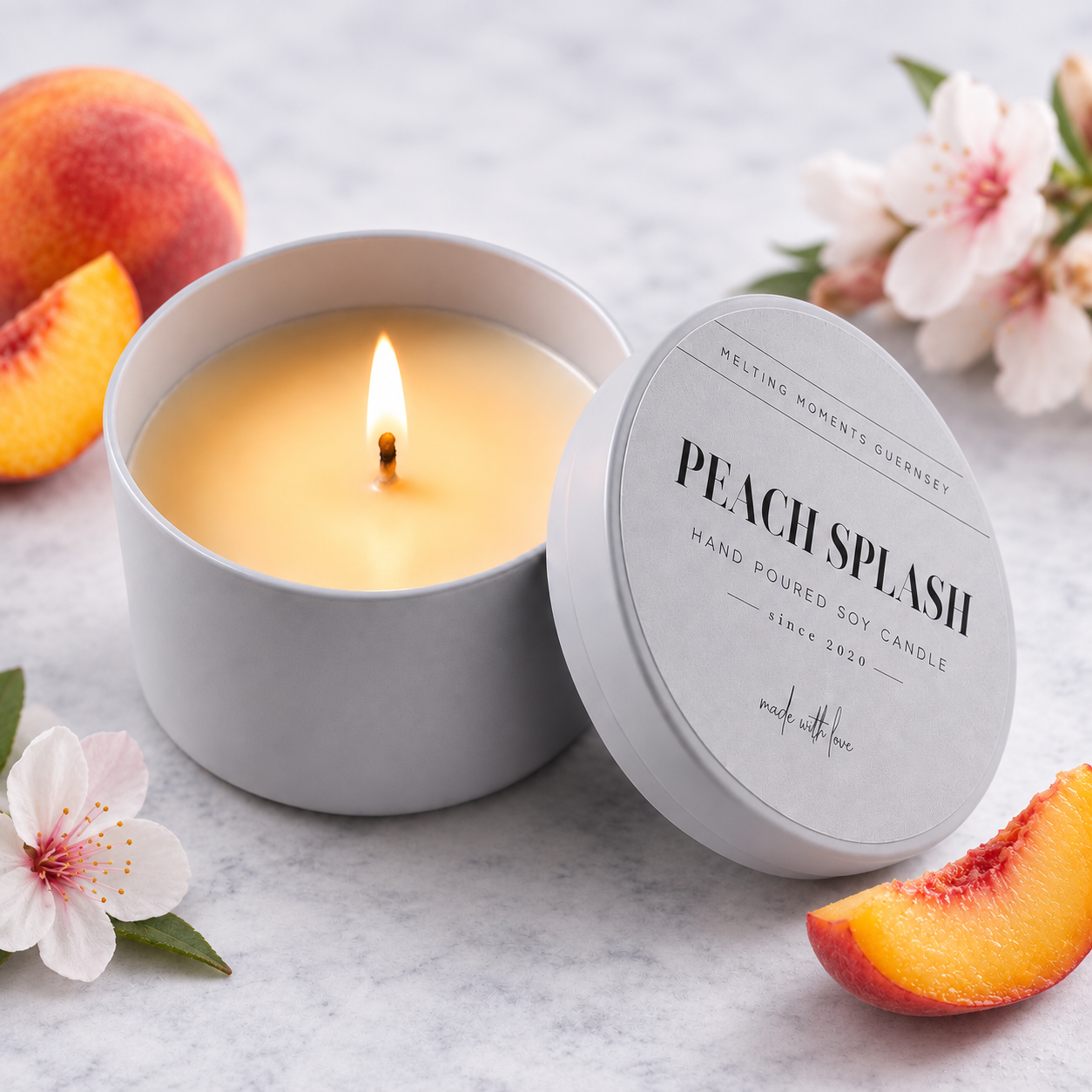 Peach Splash Candle