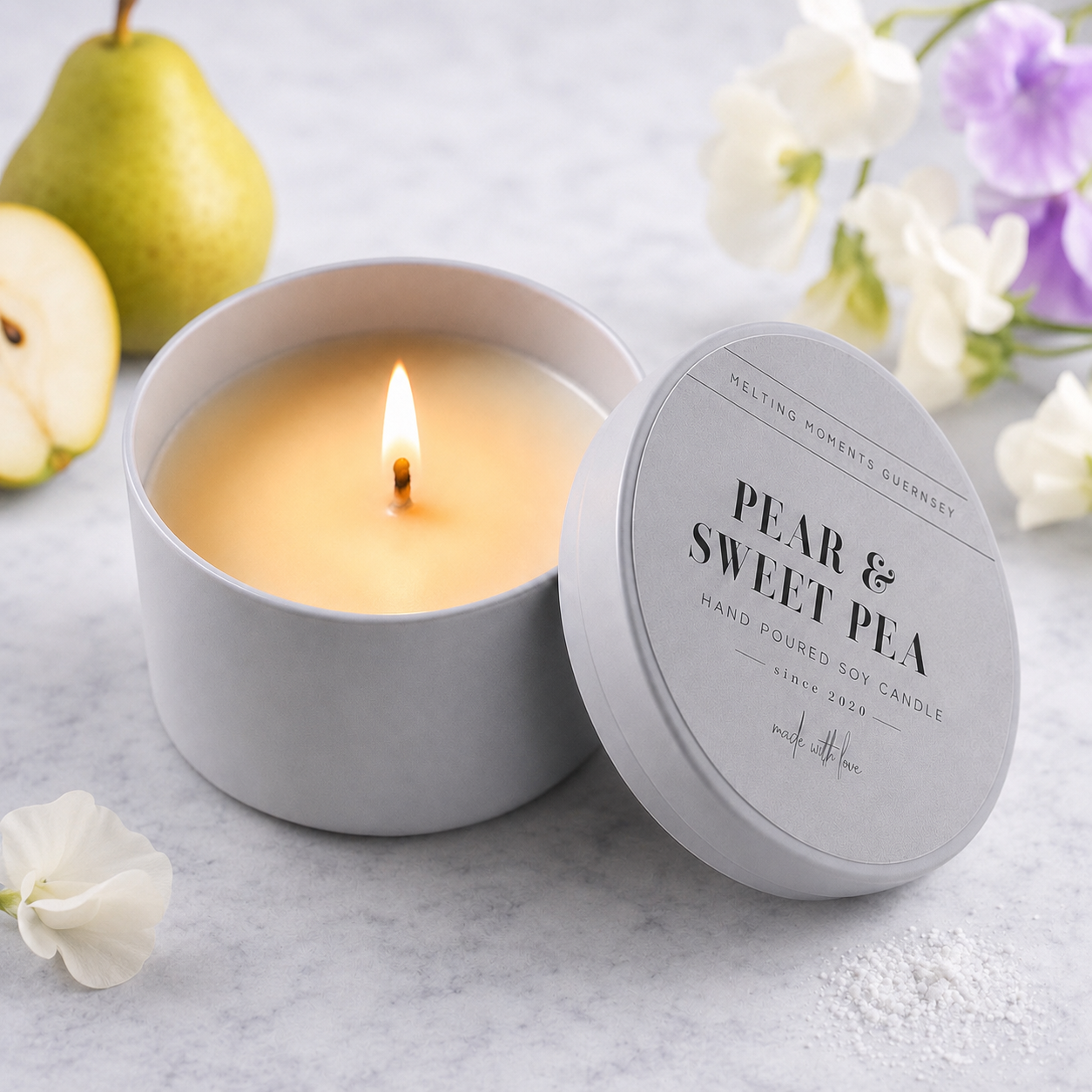 Pear & Sweet Pea Candle