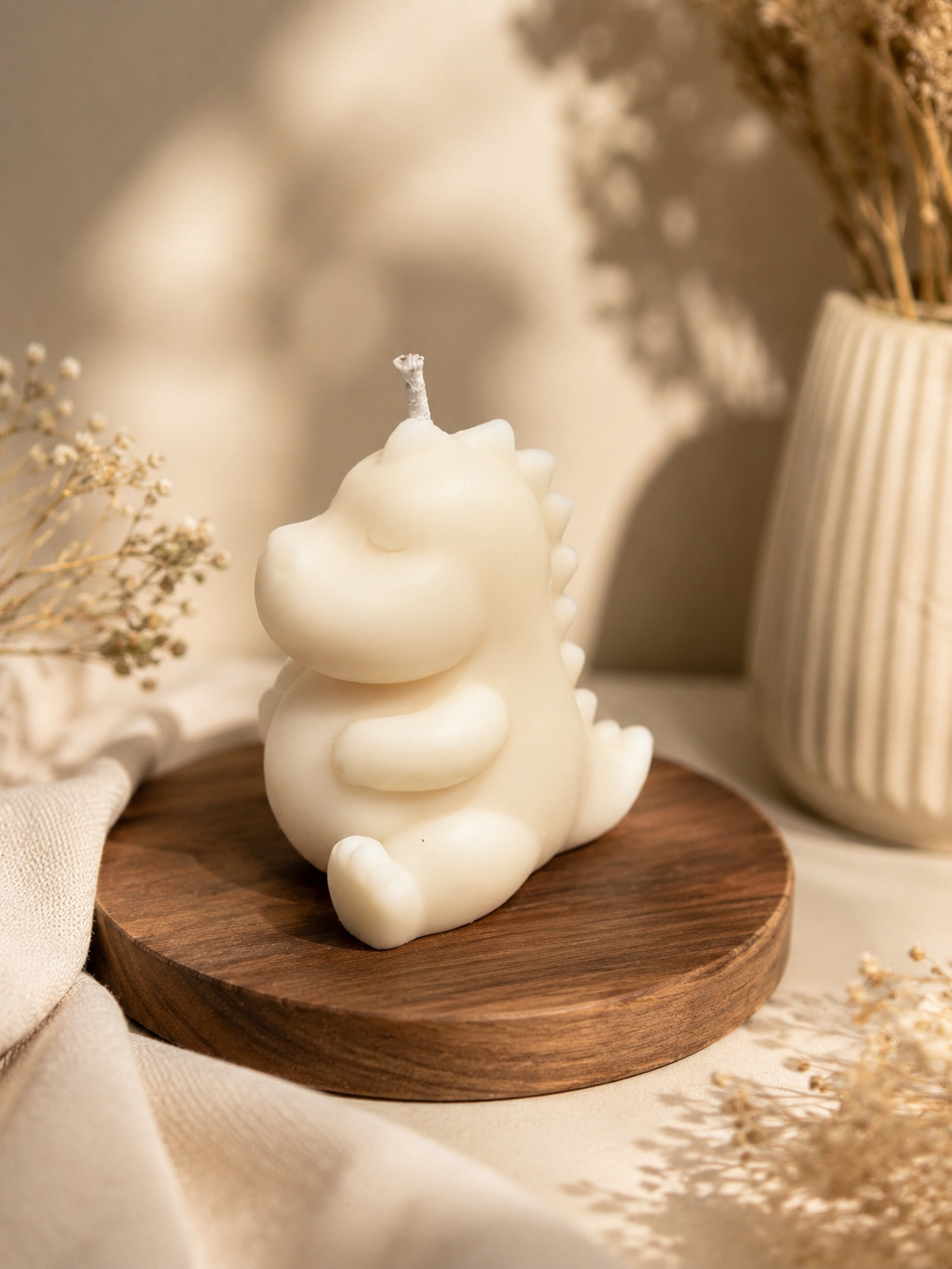 Chubby Dino Candle