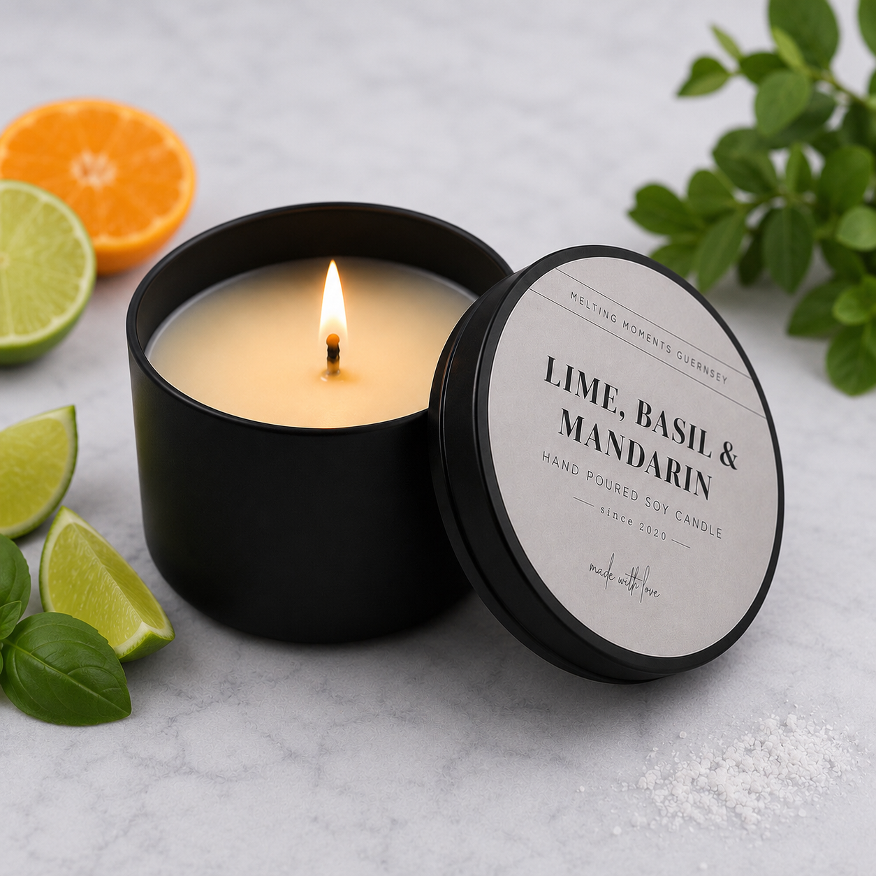 Lime, Basil & Mandarin Candle