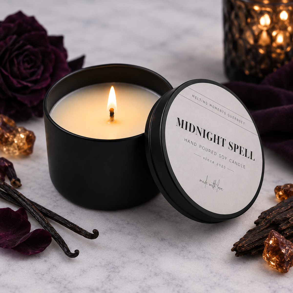Midnight Spell Candle