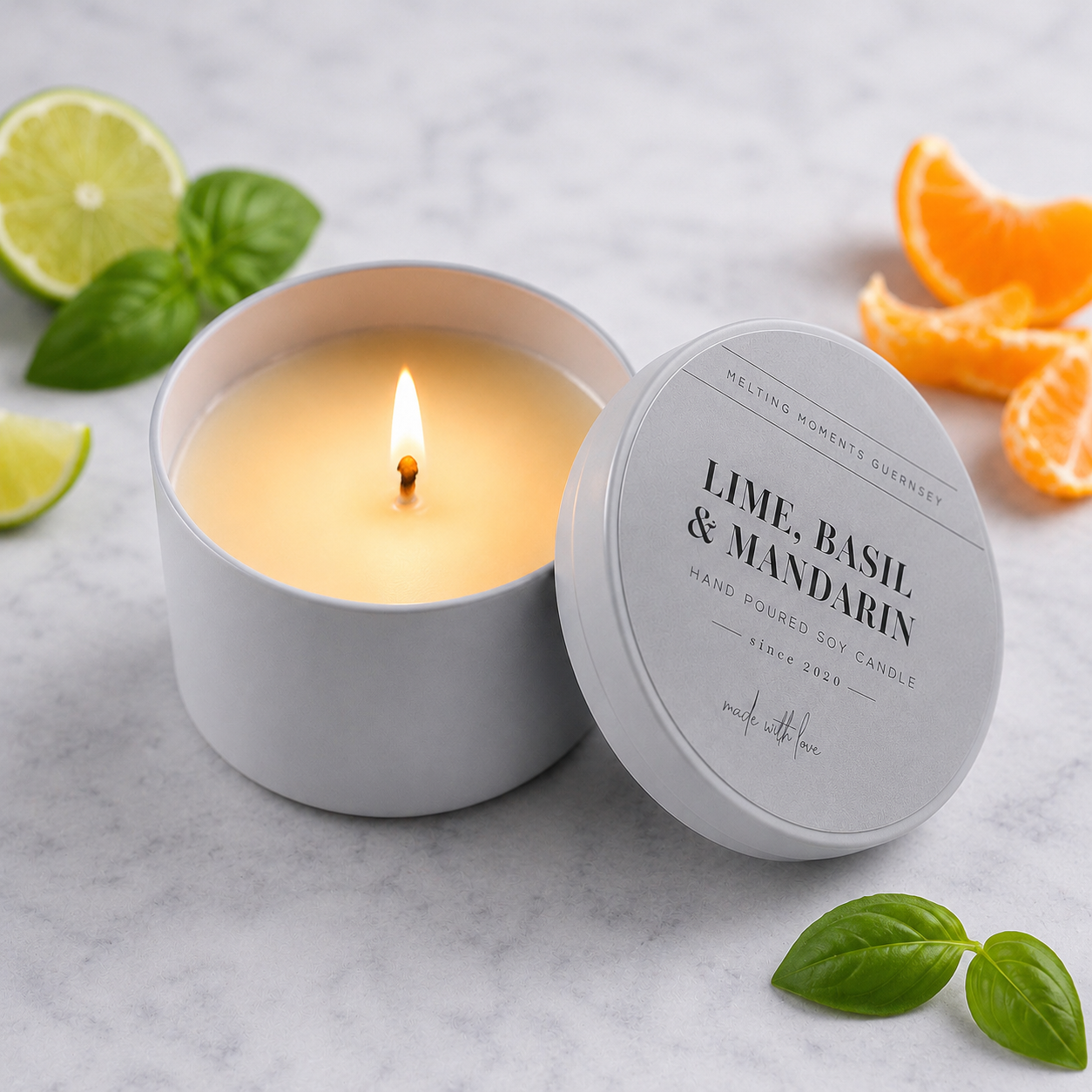 Lime, Basil & Mandarin Candle