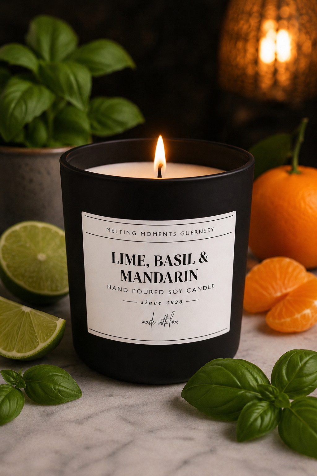 Lime, Basil & Mandarin Candle