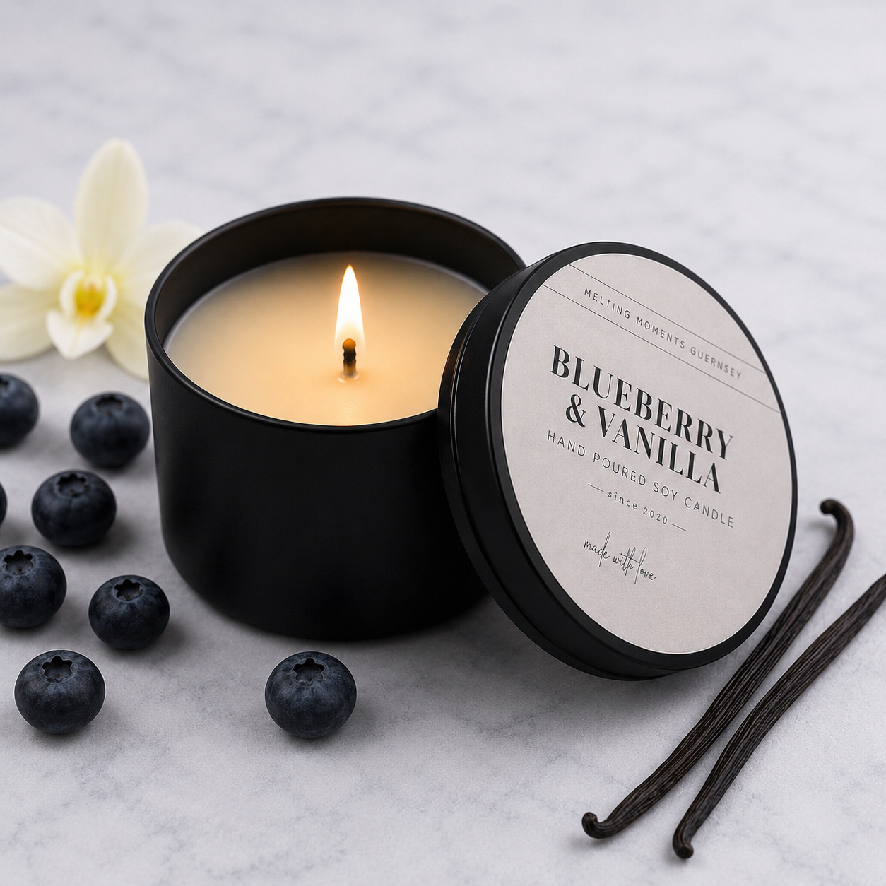 Blueberry & Vanilla Candle