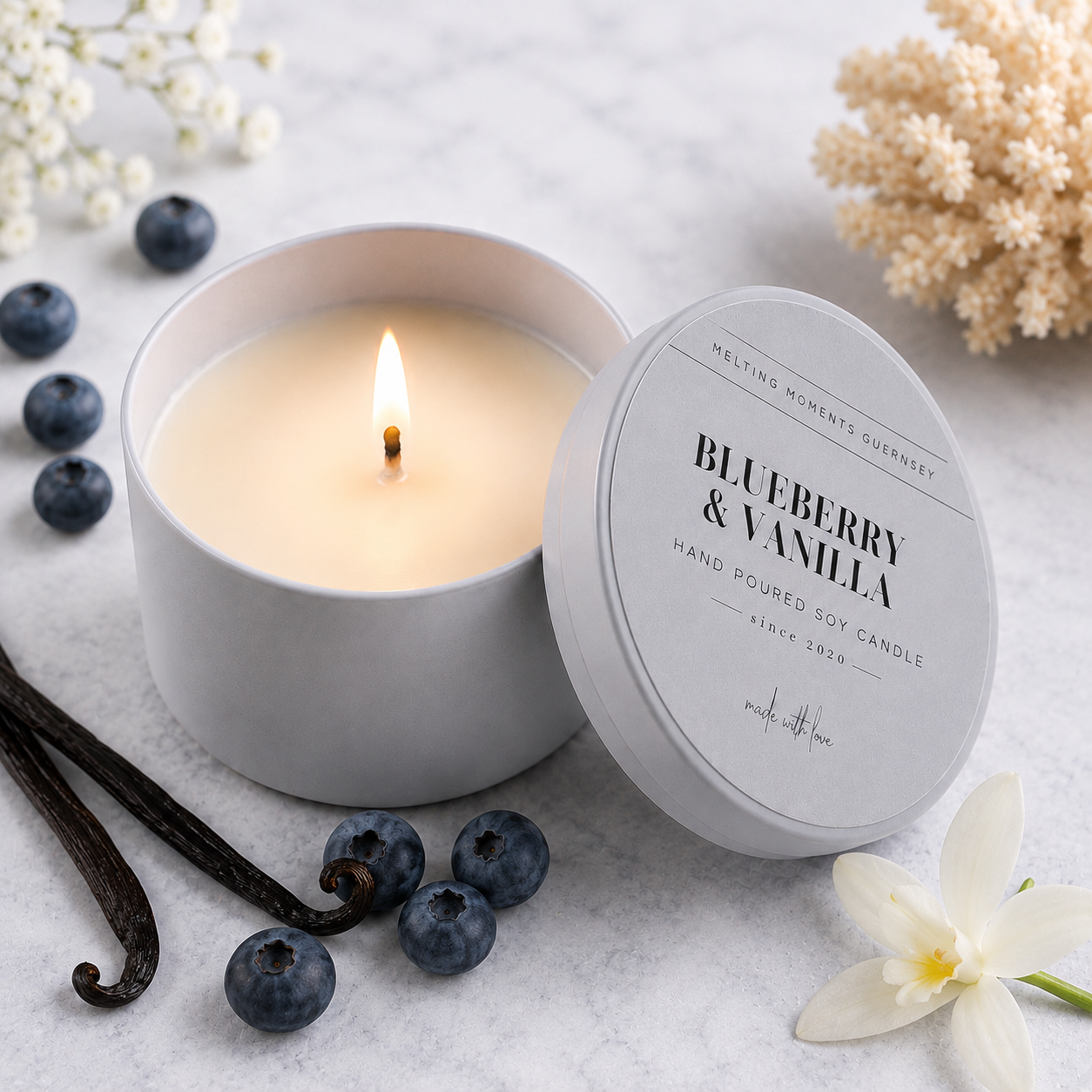 Blueberry & Vanilla Candle