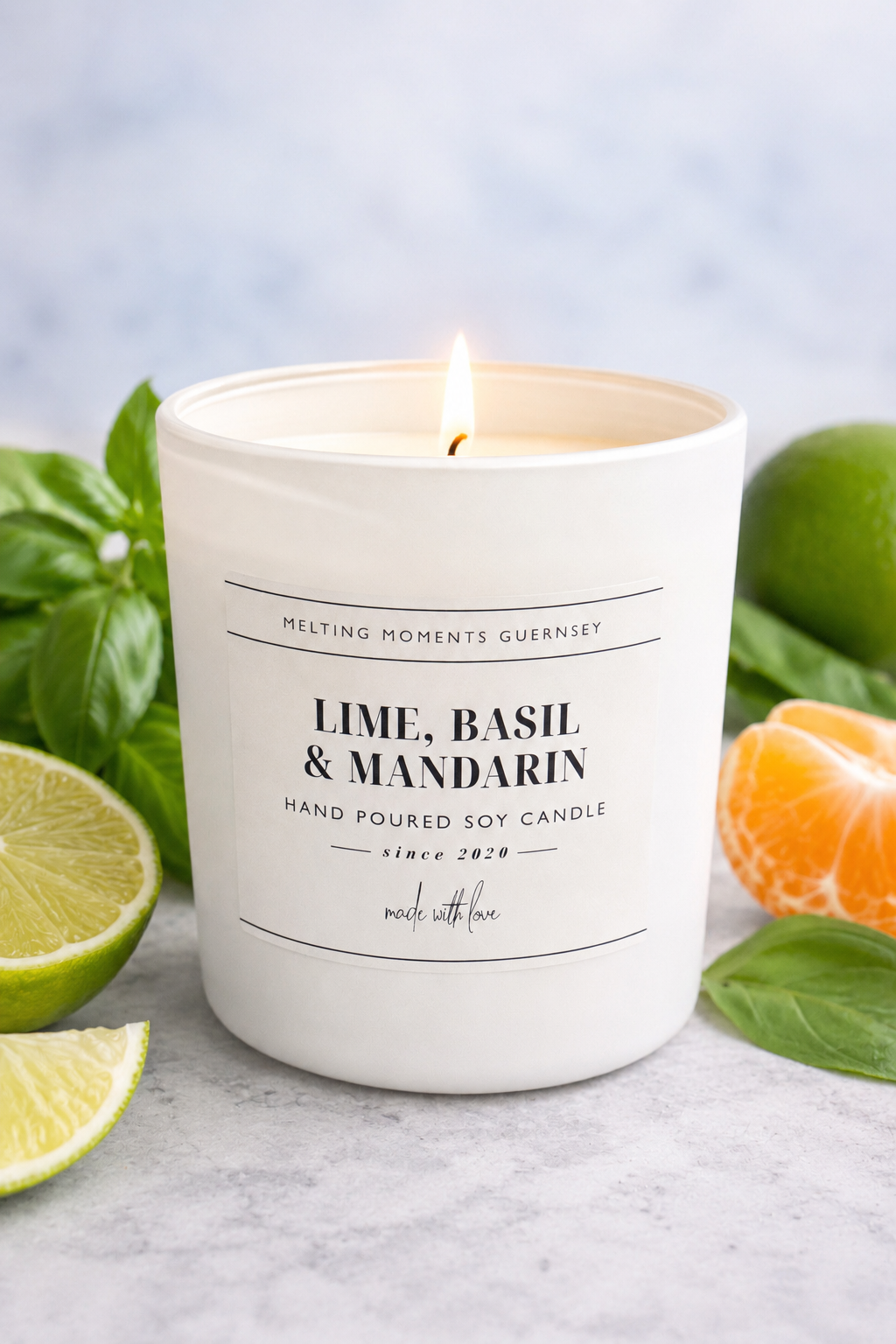 Lime, Basil & Mandarin Candle