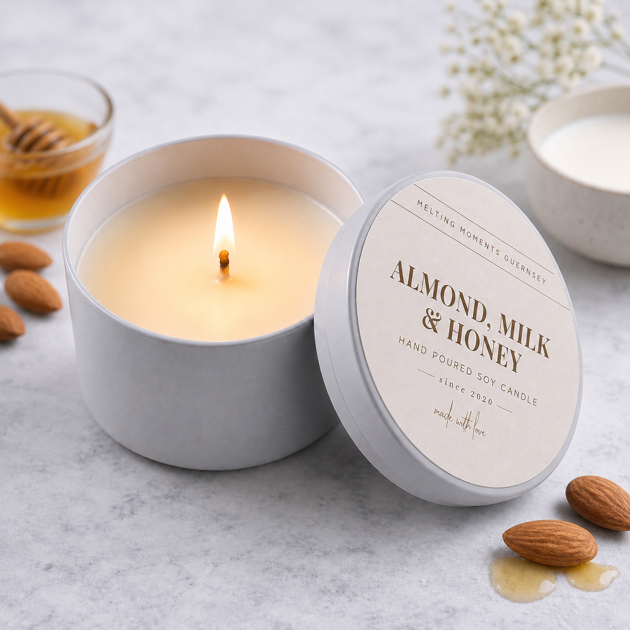 Almond, Milk & Honey Candle