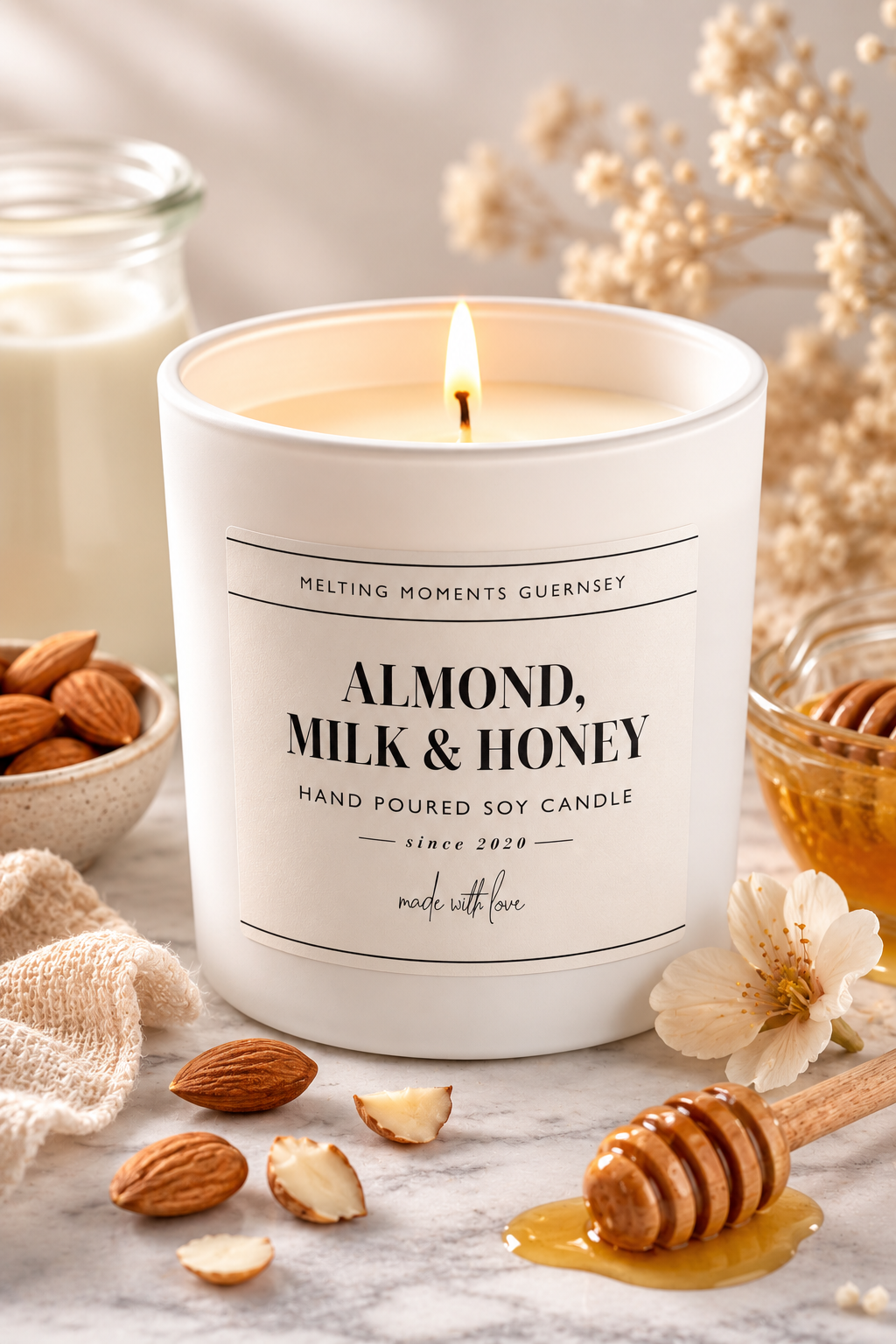 Almond, Milk & Honey Candle