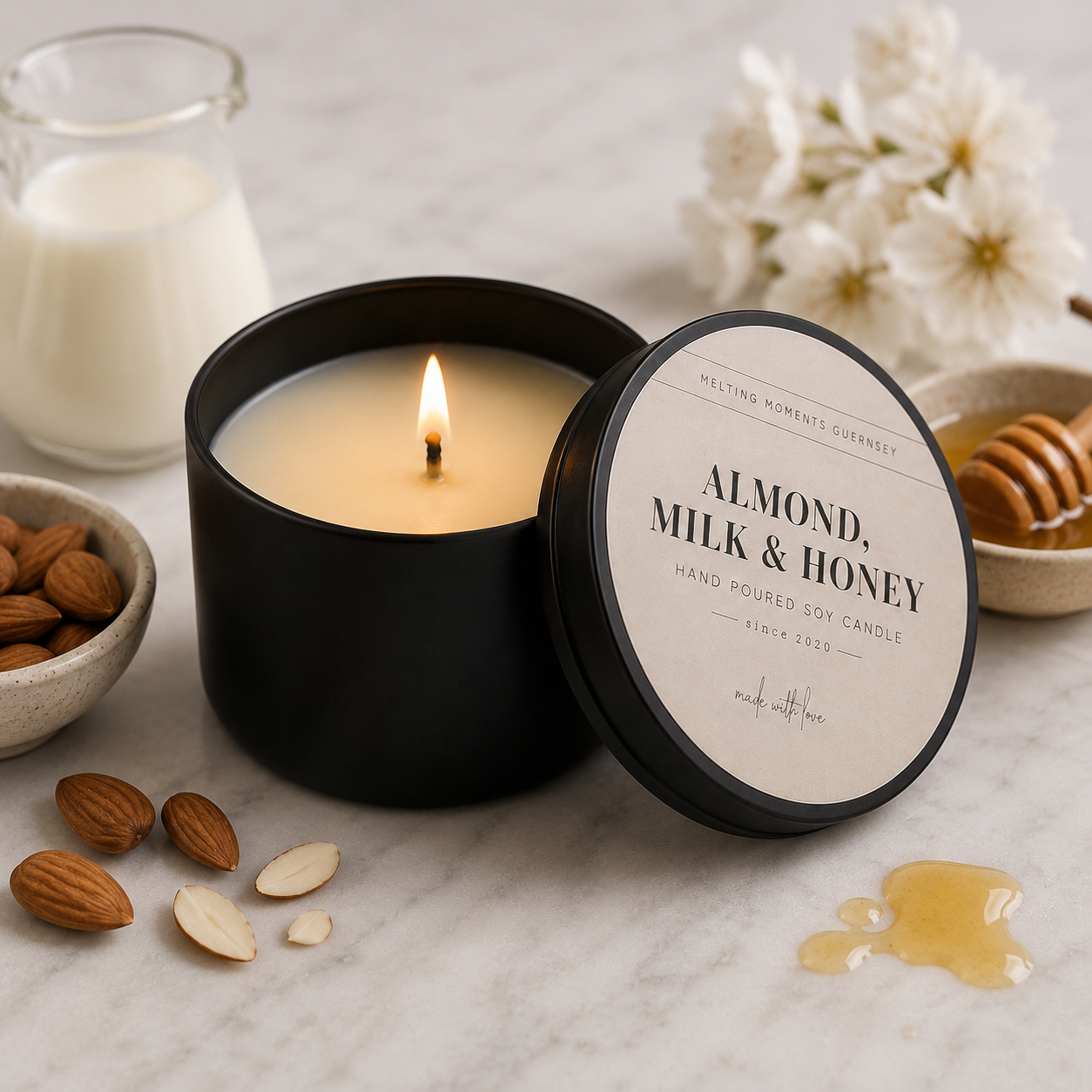Almond, Milk & Honey Candle