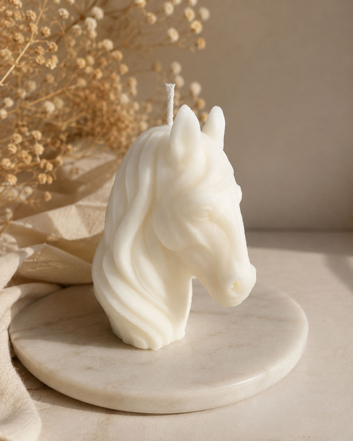 Horse Head Candle