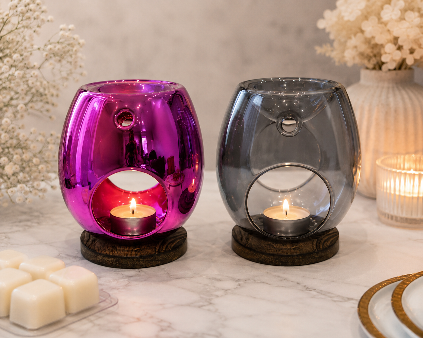 Luxury Glass Wax Melt Burner
