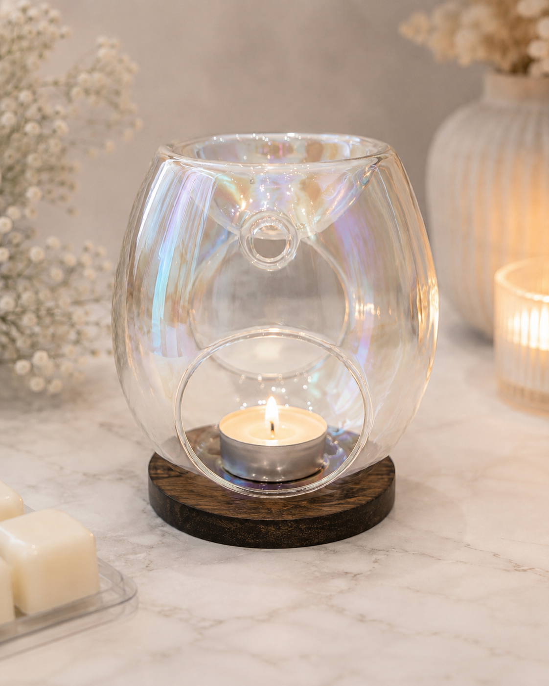 Luxury Glass Wax Melt Burner